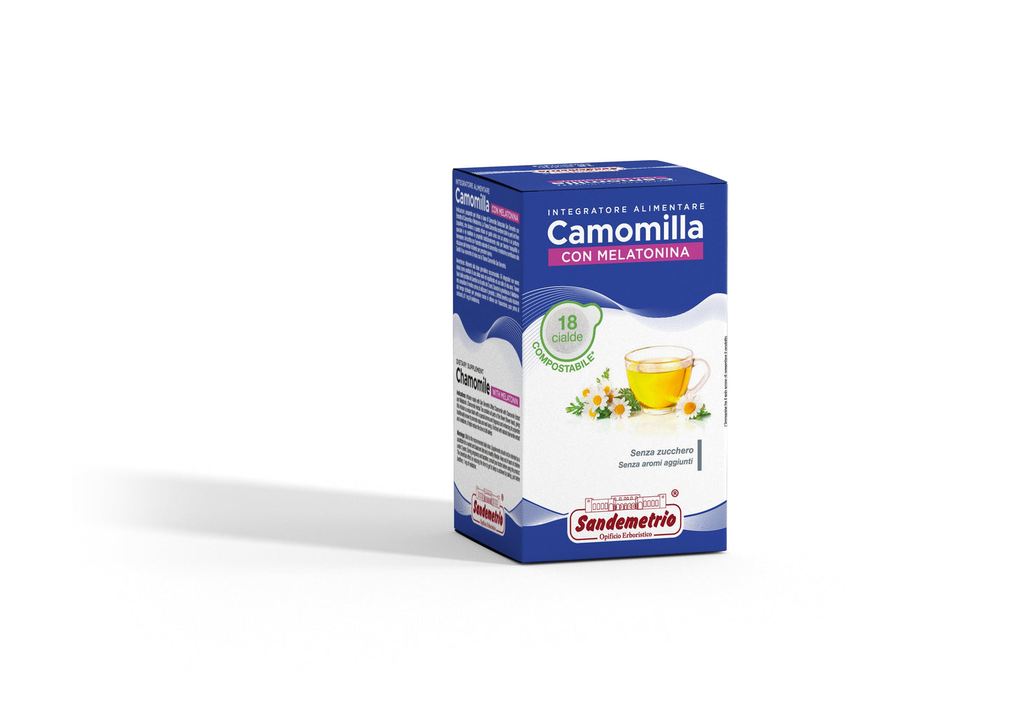 Cialde Sandemetrio Infuso Erbe Camomilla con Melatonina