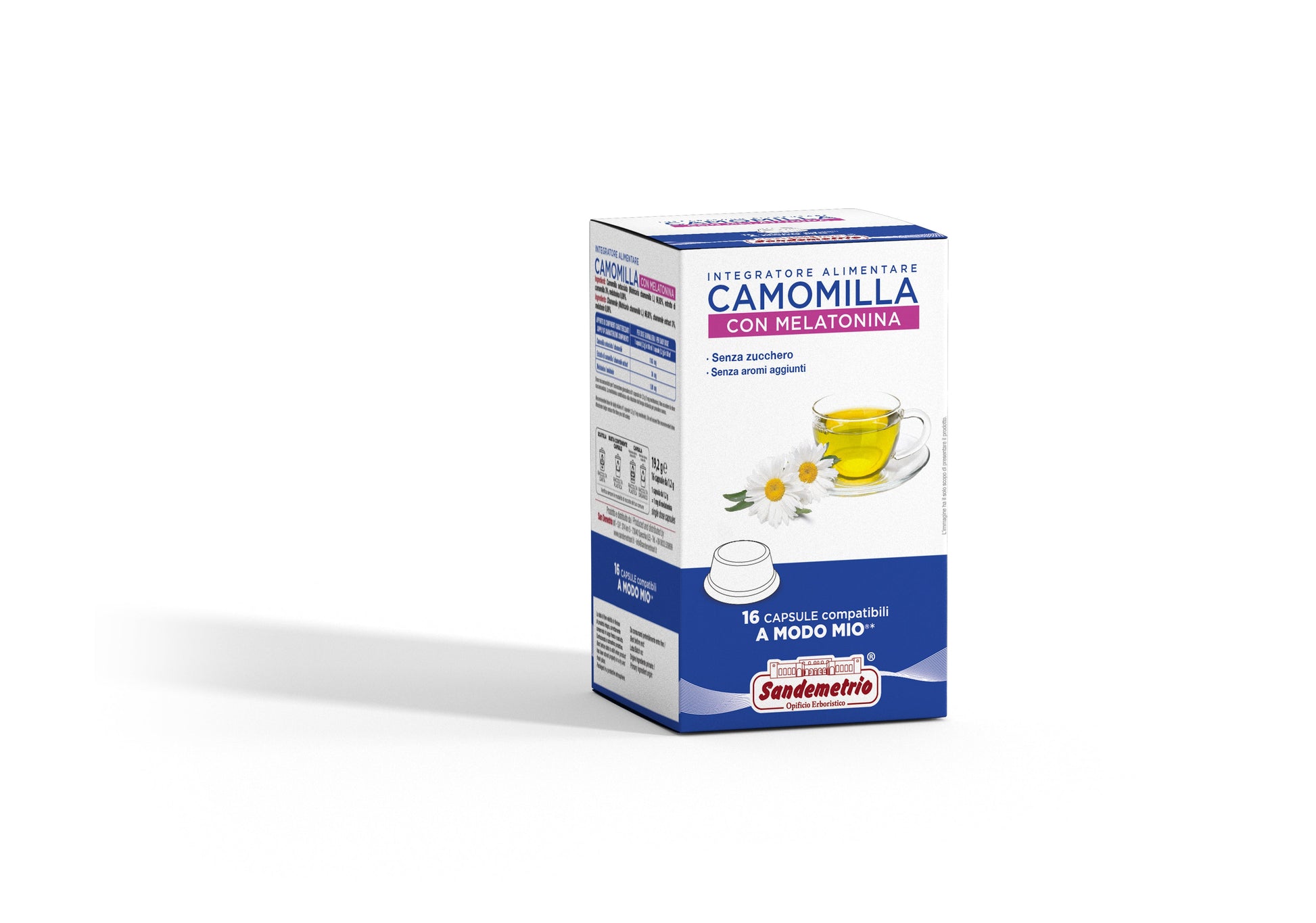 Borbone Camomilla Con Melatonina 16 Capsule Compatibili Dolce Gusto