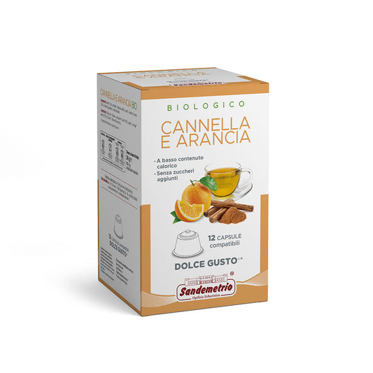 Capsule Sandemetrio Infuso Cannella e Arancia Comp. Dolce Gusto