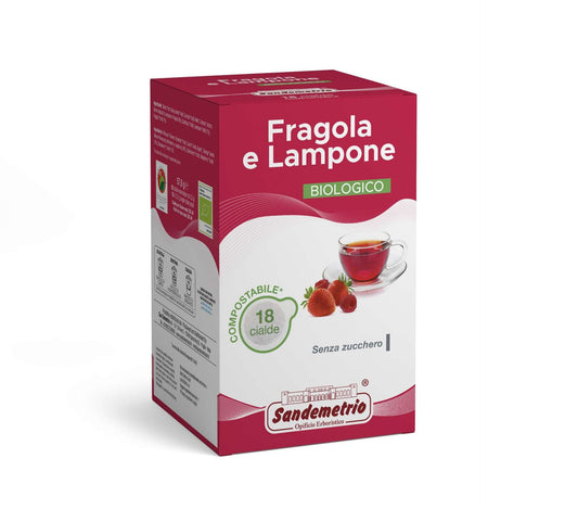 Cialde Sandemetrio Infuso Gusto Fragola e Lampo