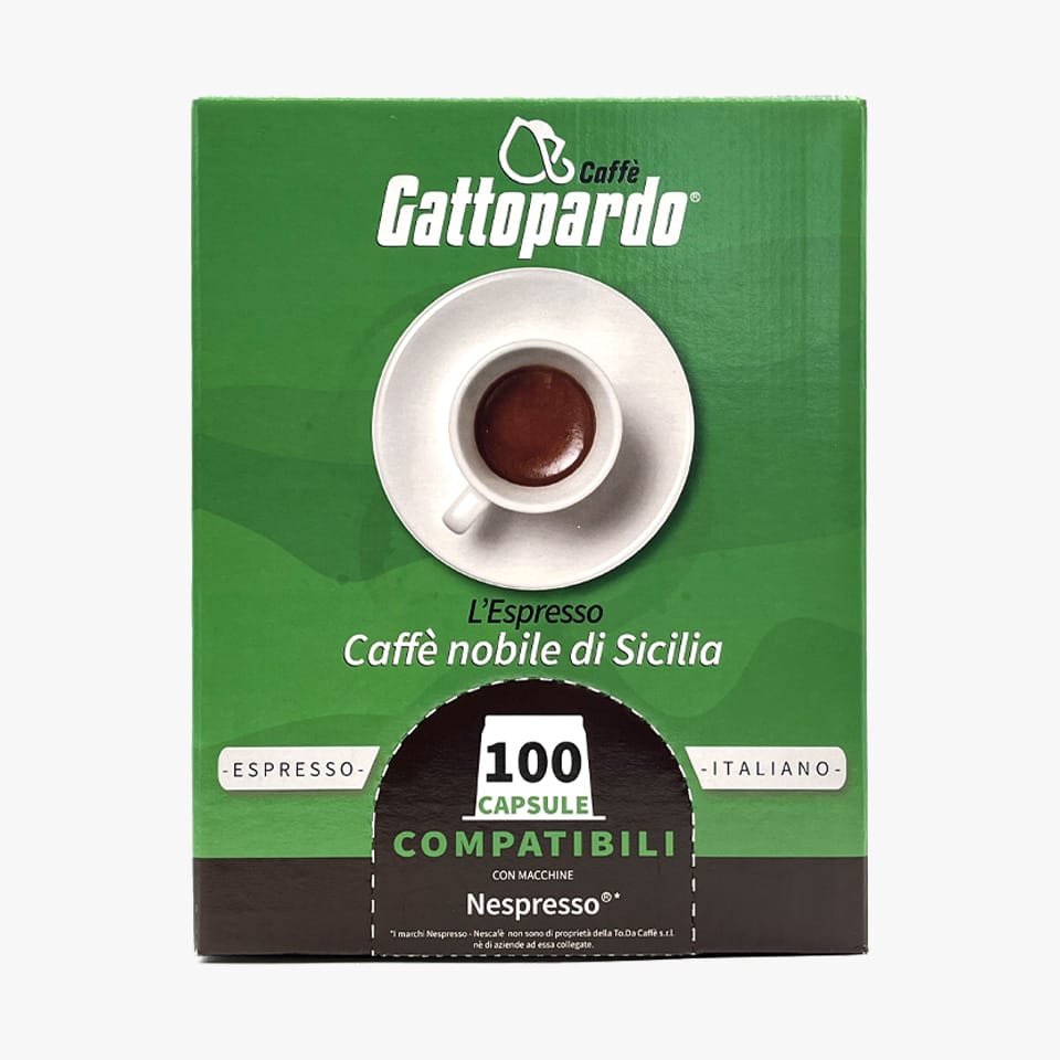 Capsule caffè Gattopardo Dakar compatibili NESPRESSO