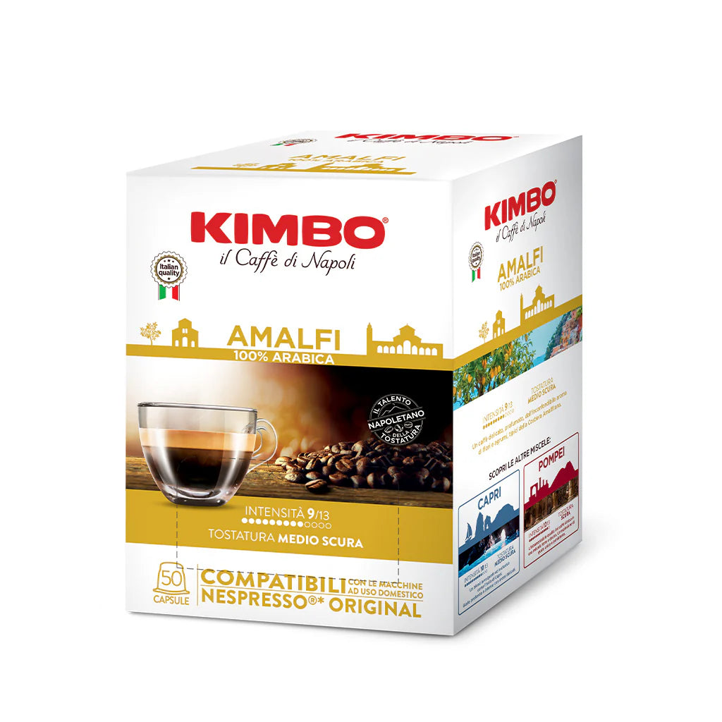 Capsule caffè Kimbo Miscela Amalfi compatibili Nespresso