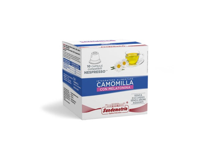 Capsule Sandemetrio Camomilla con Melatonina comp. Nespresso