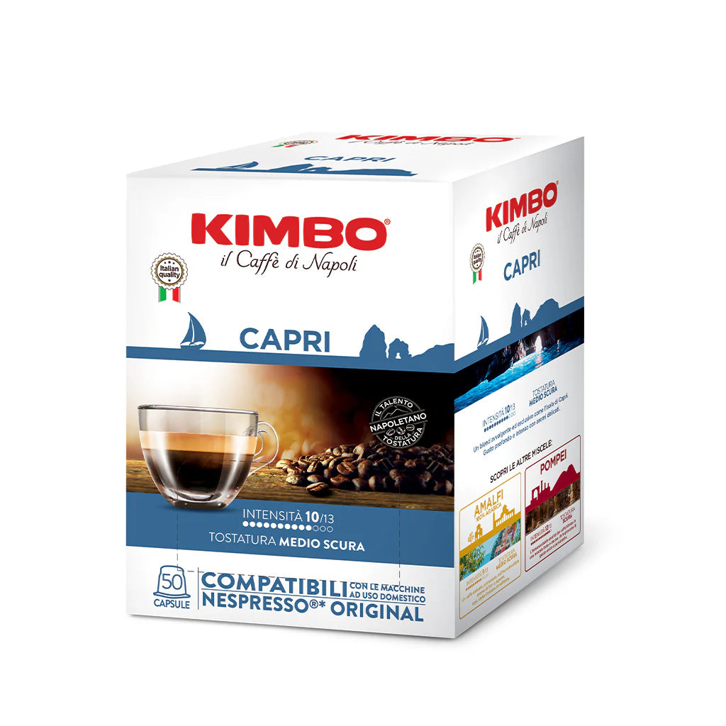 Capsule caffè Kimbo Miscela Capri compatibili Nespresso