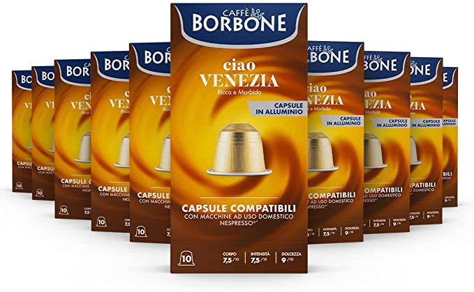 Capsule caffè Borbone miscela ciao Venezia compatibili Nespresso