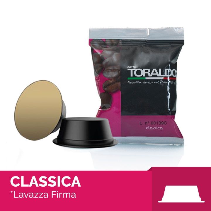 Capsule caffè Toraldo CLASSICA compatibili Lavazza Firma