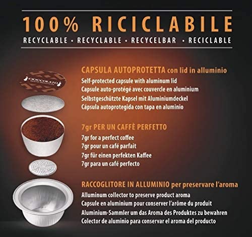 Capsule caffè Bialetti "Gourmet" gusto Cioccolato