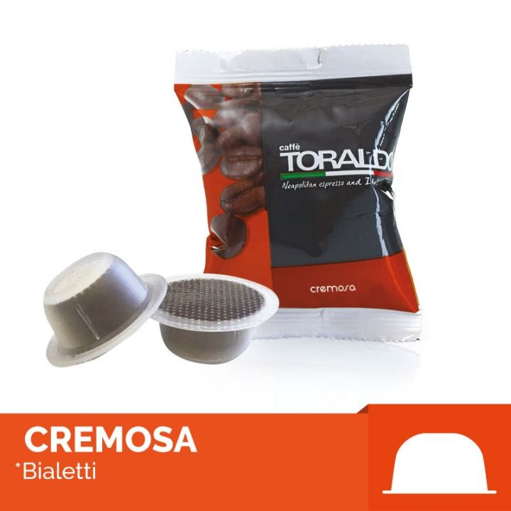 Capsule caffè Toraldo CREMOSA compatibili BIALETTI