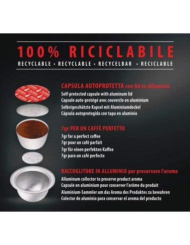 Capsule Bialetti ROMA MULTIPACK compatibili Bialetti