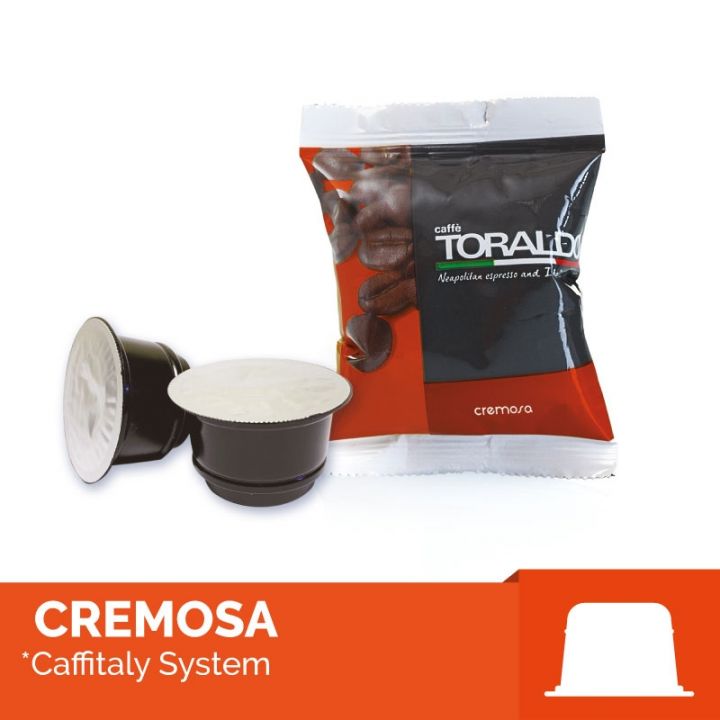 Capsule caffè Toraldo Cremosa compatibili Caffitaly