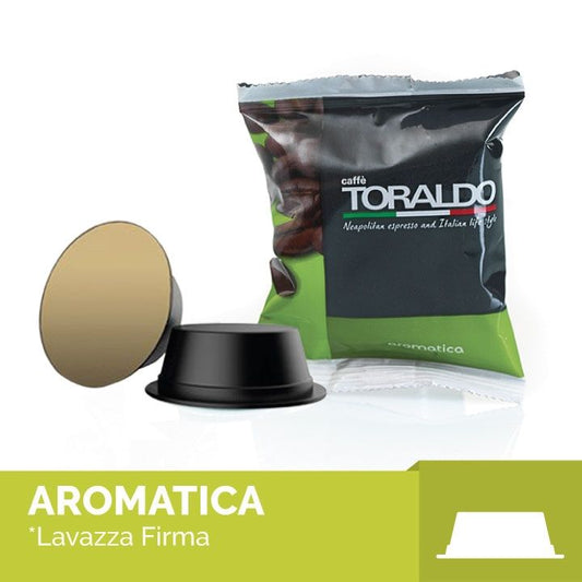 Capsule caffè Toraldo AROMATICA compatibili Lavazza Firma