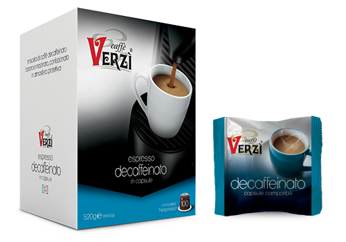 Capsule Caffè Verzì DECAFFEINATO compatibili NESPRESSO