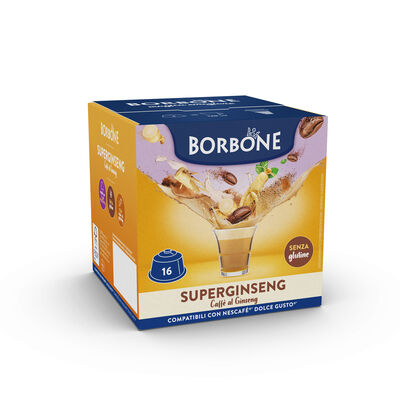 Capsule Borbone DOLCE GUSTO SUPERGINSENG Caffè Latte Ginseng