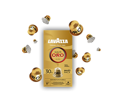 Capsule All. Lavazza Qualità Oro comp. Nespresso Confezioni da 30