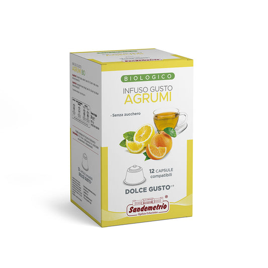 Capsule Sandemetrio Infuso Gusto Agrumi Comp. Dolce Gusto