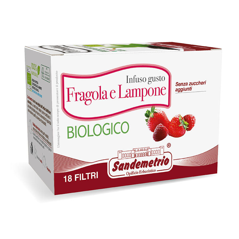 Filtri Sandemetrio Infuso Gusto Fragola e Lampone