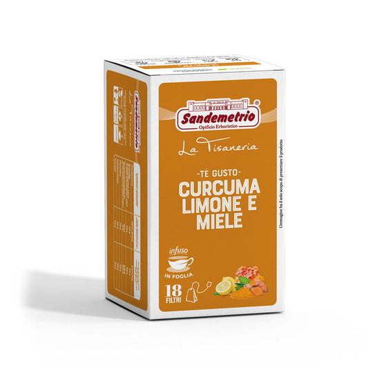 Filtri Sandemetrio Infuso Curcuma Limone e Miele