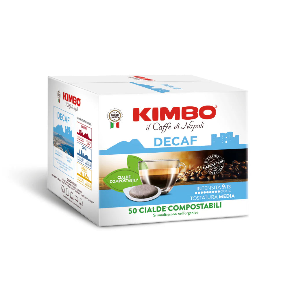 Cialde caffè 44 mm Kimbo Miscela Decaffeinato