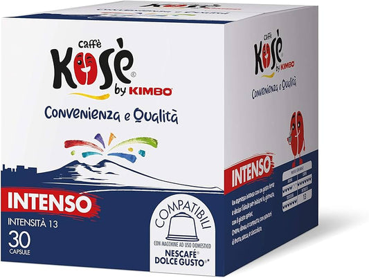 Capsule caffè Kimbo Kosè Miscela Intenso compatibili Nespresso [PROMOZIONE]