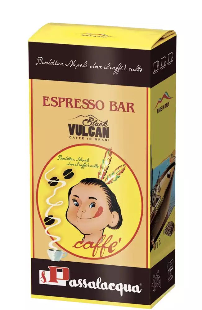 Caffè in grani Passalacqua miscela Black Vulcan