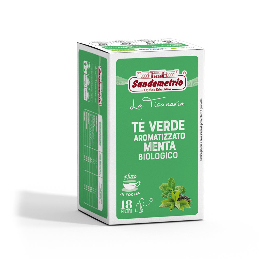 Filtri Sandemetrio Tè Verde Aromatizzato Menta